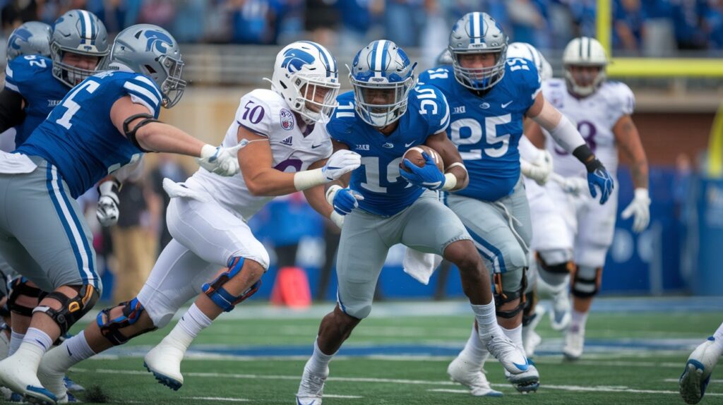 KU Football vs Kansas State Wildcats Football Match Player Stats