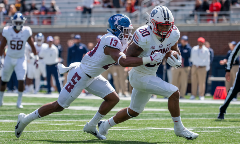 Temple Football vs UConn Football Match Player Stats