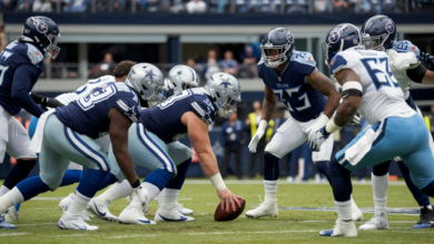 Dallas Cowboys vs Tennessee Titans Match Player Stats