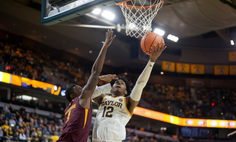 Baylor Bears Men's Basketball vs ASU Basketball Match Player Stats