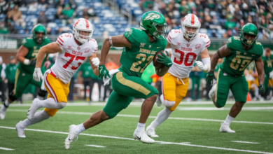 Bowling Green Falcons Football vs Toledo Football Match Player Stats