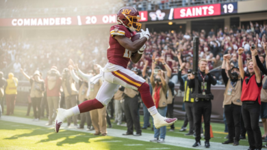 Washington Commanders vs New Orleans Saints Match Player Stats