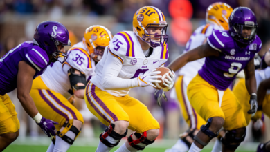 LSU Tigers Football vs South Alabama Football Match Player Stats