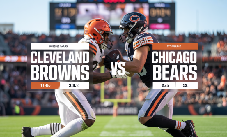 Cleveland Browns vs Chicago Bears Match Player Stats