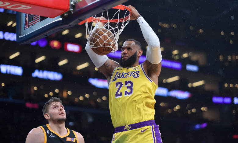 Lakers vs Utah Jazz Match Player Stats