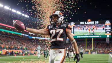 BC Lions vs Saskatchewan Roughriders Match Player Stats