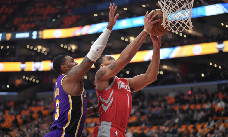 Lakers vs Houston Rockets Match Player Stats
