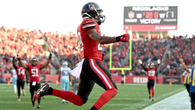 Redblacks vs Toronto Argonauts Match Player Stats