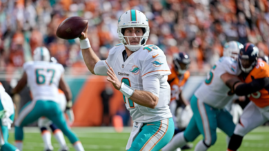 Miami Dolphins vs Denver Broncos Match Player Stats
