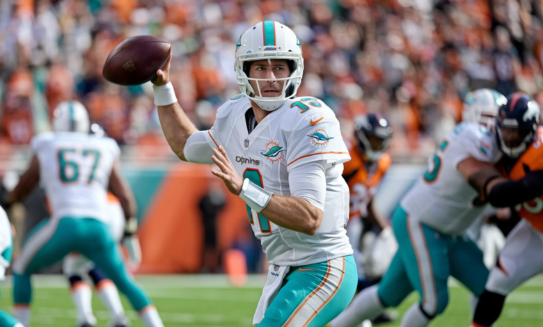 Miami Dolphins vs Denver Broncos Match Player Stats